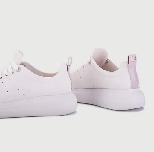 Zapatilla Blanca Lluvia Pvc Mujer Zaxy