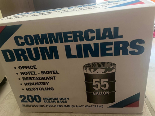 Imagen 3 de 4 de Fundas De Basura De 55 Galones