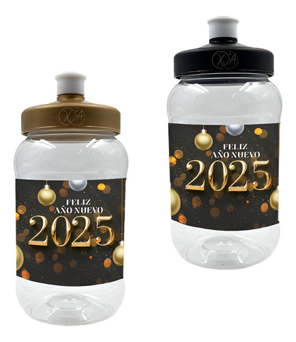 Recuerdos Vasos Año Nuevo 500 Ml Cilindro Con Chupon X 60