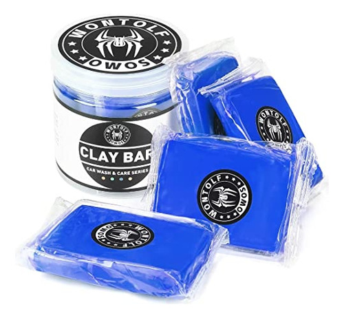 Wontolf Car Clay Bar 4 Pack 100g Premium Grade Clay Bar...