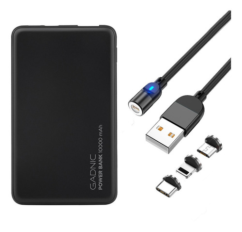 Cargador Kit Cargador Portátil Bc-26 10000 Mah + Cable Usb