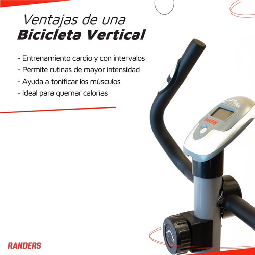 Imagen 5 de 7 de Bicicleta fija Randers ARG-131 tradicional color gris