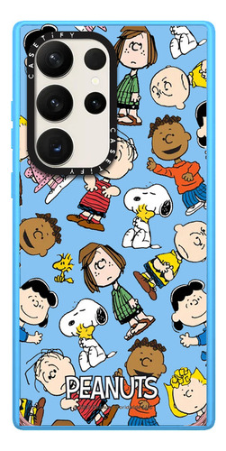 Case Galaxy S22 Plus Snoopy Personajes Azul Transparente