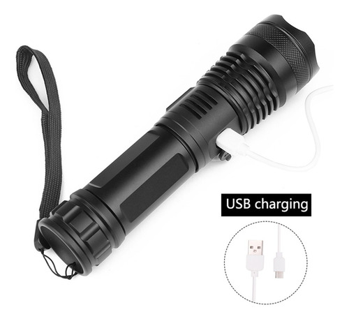 I Bright Xhp50, 5 Modos, Led, Recargable Por Usb, Aluminio,