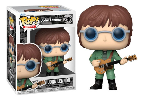 Funko Pop Vynil Rock 246 Beatles John Lennon Military Jacket