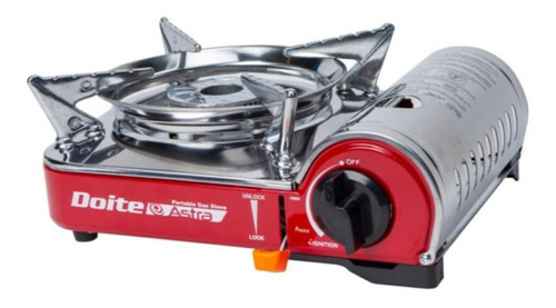 Pacote Cocinilla Astra + 4 Gas 227 Rs Rojo Doite