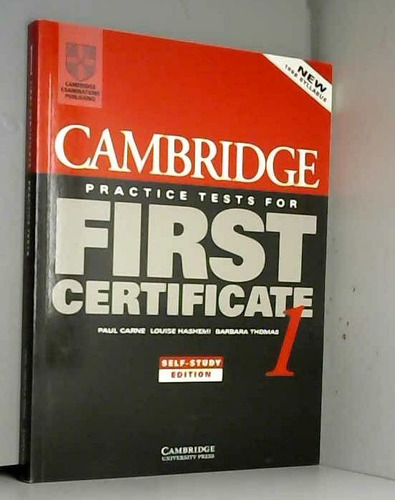Aa.vv - Cambridge First Certificate 1 - University Press