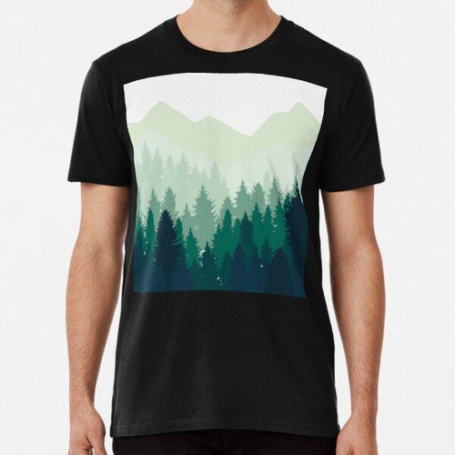 Remera Vector Forestal # 2 Algodon Premium