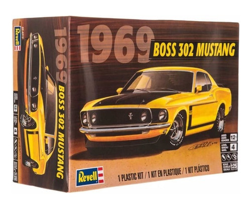 69 Boss 302 Mustang By Revell # 14313     1/24