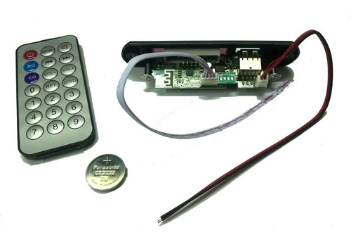 Imagen 2 de 5 de Modulo Usb Mp3 Bluetooth (incluye Control Remoto Con Pila)