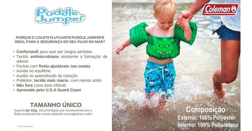 Boia Infantil Colete Salva Vidas - Puddle Jumper Imp. Eua