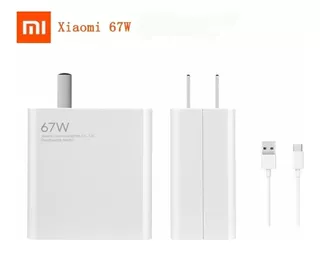 Cargador Xiaomi Original 67w ,xiaomi 11, Notebook, Tipo C