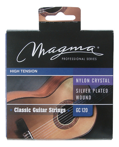 Encordado Magma Gc120 Tension Alta Para Guitarra Clasica