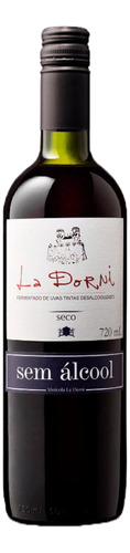 Vinho Tinto Seco Sem Álcool 720ml - La Dorni