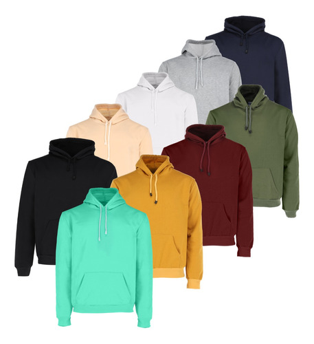 Pack 17 Sudaderas Mayoreo Hoodie Con Capucha Varios Colores