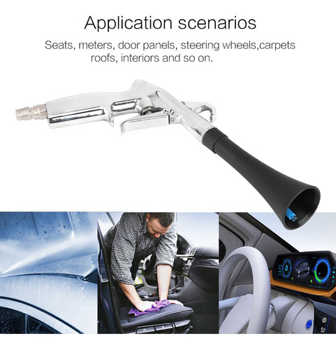 A Pistola De Limpieza De Automóviles Pulso De Aire Interior