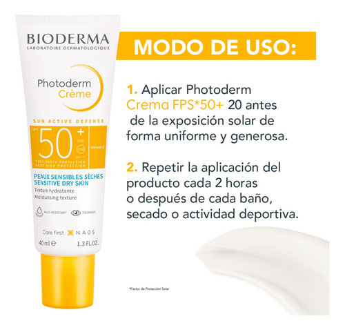 Bioderma Photoderm Max Crema Spf50+ Invisible, 40 Ml