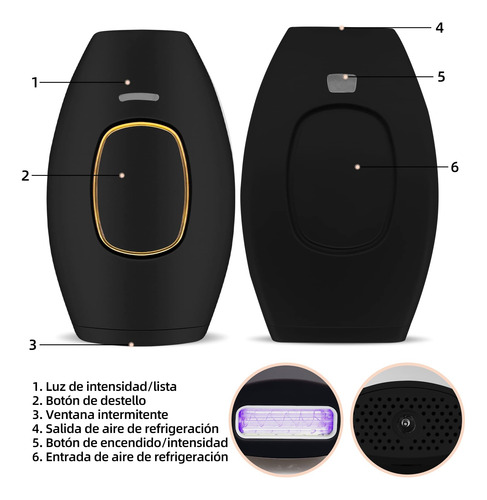 Ipl Depiladora De Luz Pulsada, Flashes Depilación Láser
