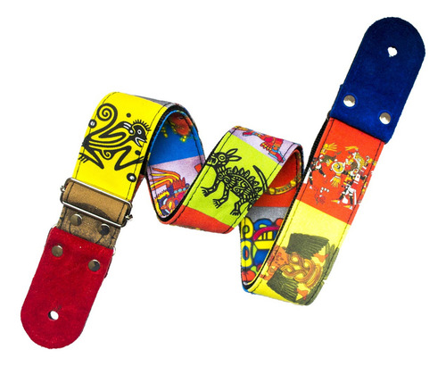 Maya - Tahalí Strap Para Guitarra O Bajo