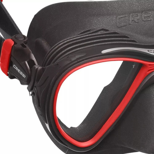 Máscara Cressi Quantum Fog Stop Mergulho Pesca Sub Silicone
