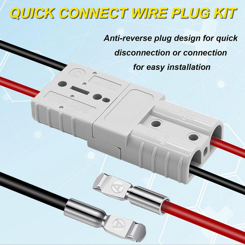Paquete De 2 Baterías De Calibre 6-10 De 12 V A 36 V Para Co