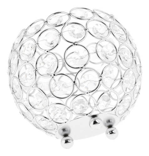 Candelabro Globo Romántico 12cm Plata Plata 12cm Plata 12cm