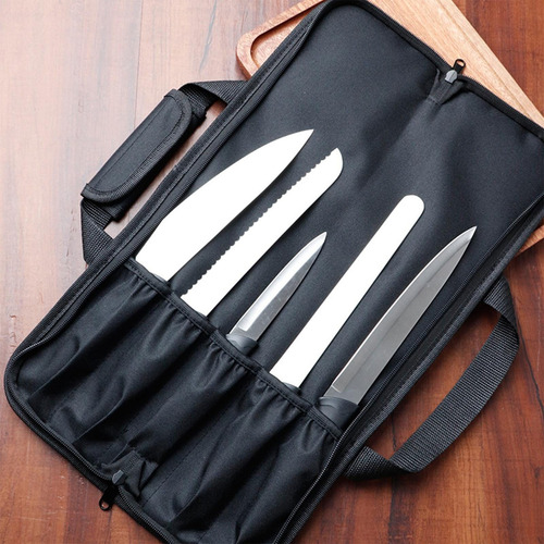 Bolsa Enrollable Para Cuchillos De Chef Estuche Para Azul
