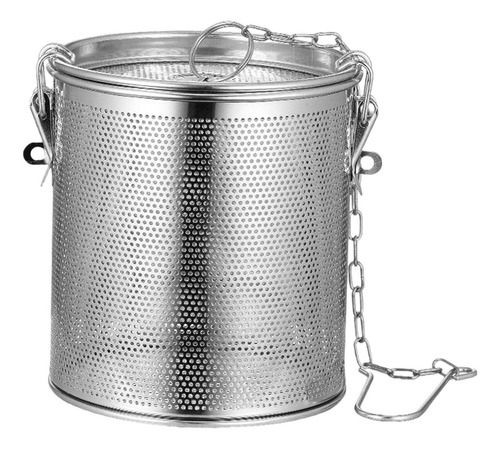 Filador De Té De Malla Fina De Acero Inoxidable, 12x12cm