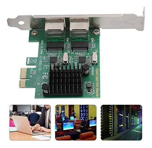 Rj 45 Tarjeta De Red Gigabit Gigabit Pci-e De Doble Puerto
