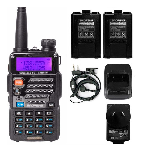 Handie Baofeng Uv5re Vhf/uhf 5 W Ppt Alcance 128 Canales