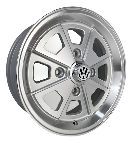 1 Roda R84 Aro 15 T6 Furação 4x130 Fusca/bras/var/p914