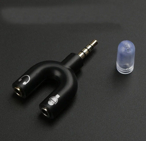 Adaptador Jack Divisor De Micrófono Y Audífono 3.5mm