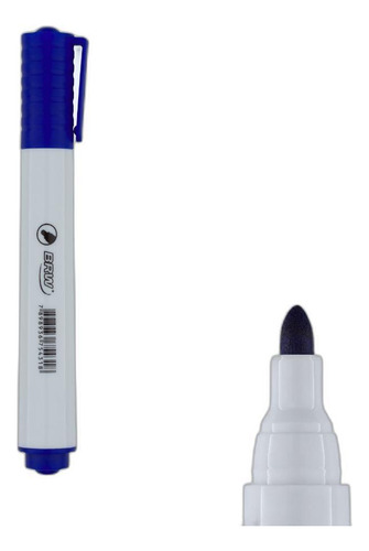 Marcador Para Quadro Branco Na Cor Azul Brw