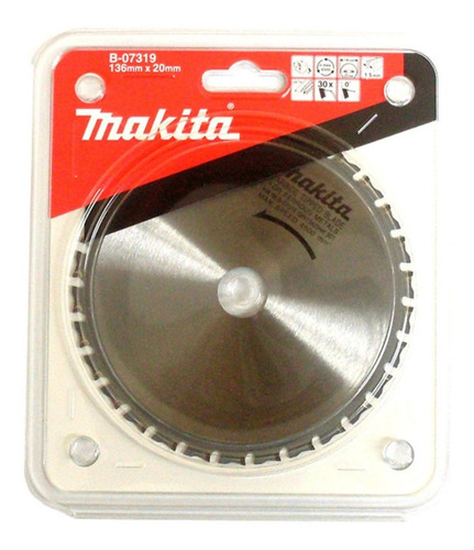 Makita B-07319 Disco Sierra Metal 136mm X 20mm Oyp 