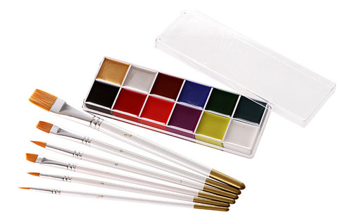 Pintura Corporal De Halloween, 12 Colores, Para Fiestas, Dis