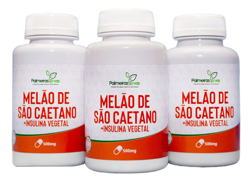 Melão De São Caetano + Insulina Kit 300 Capsulas 500 Mg