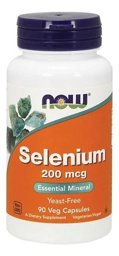 Selenio 200 Mcg 90 Cápsulas Vegetales Now