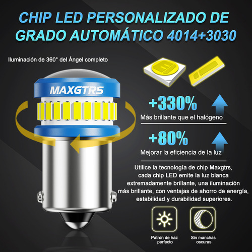 2 Luces Led T20 Para Lámpara De Freno De Marcha Atrás W21w 7
