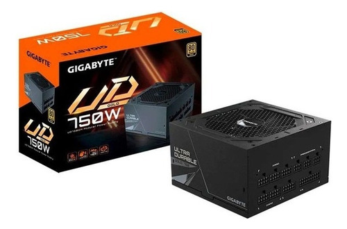 Fuente De Poder Gigabyte Ud750gm 750w Gold Modular 