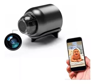Mini Câmera De Vigilância Night Vision Hd 1080p Wifi X5