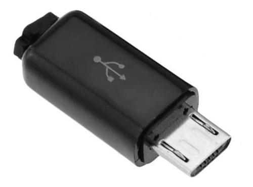 Imagen 3 de 6 de Ficha Conector Micro Usb B Macho 5 Pines