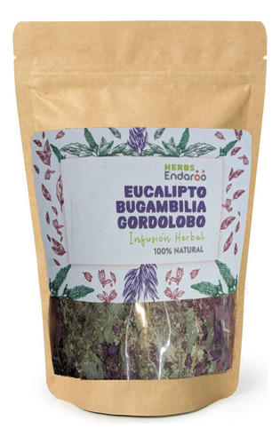 Te De Bugambilia, Eucalipto Y Gordolobo Mezcla 100g Tisana