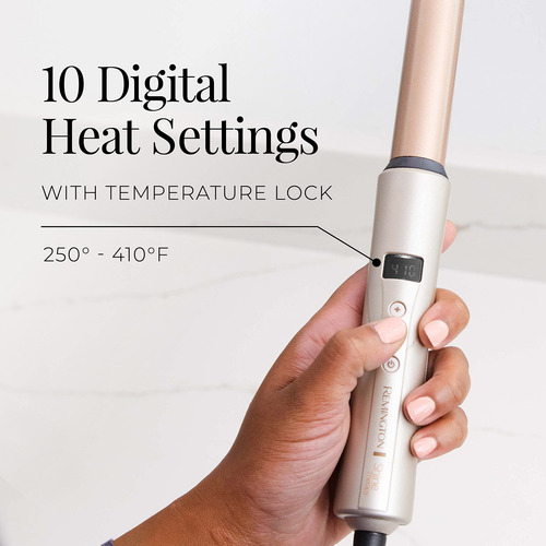 Curling Wand Remington Shine Therapy Óleo De Argan E Querati