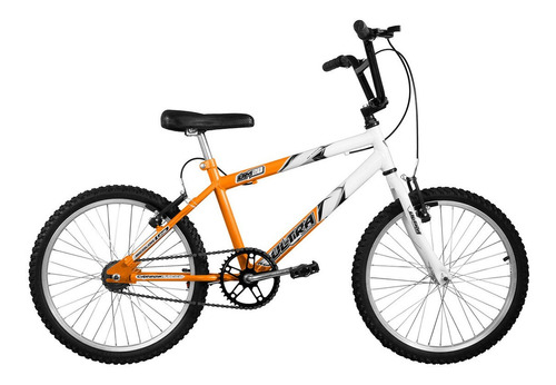 Bicicleta  Ultra Bikes Bike Aro 20 Bicolor freios v-brakes cor laranja/branco
