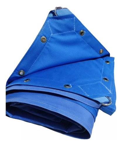 Lona Azul Multiusos De 3x5, Impermeable Y Reforzada