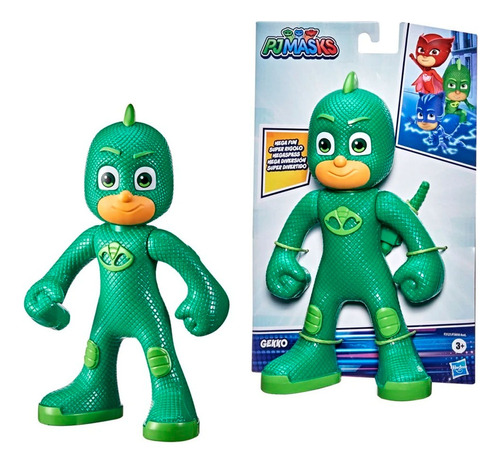 Muñeco Pj Masks. Gekko. 25cm. Hasbro Original. Mpuy