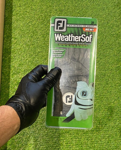 Imagen 5 de 10 de Guante Golf Foot Joy Weather Sof Negro Hombre Soul