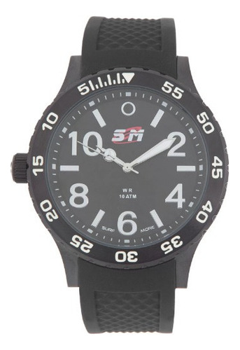 Relógio Surf More Preto Pulseira De Silicone 3816159m