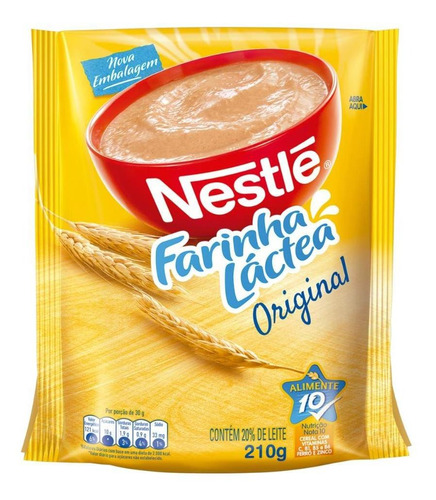 Farinha Láctea Tradicional Nestlé Sachê 210g