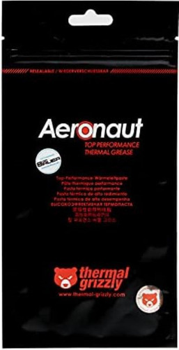 Thermal Grizzly - Aeronaut - 1 Gramo - Pasta Térmica De Alto